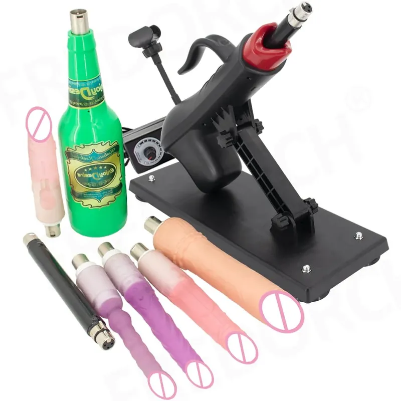 Fredorch Automatic Retractable Sex Pumping Gun Machine with Dildo For Male and Female Masturbation Sex Toy 450 Stroke per minute — image 9