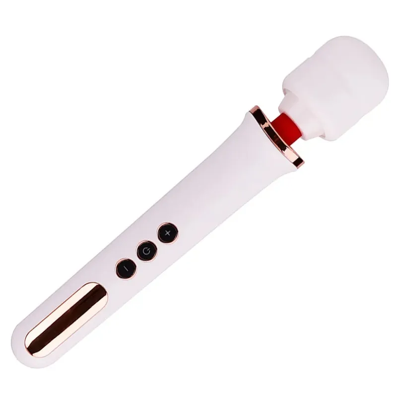 10 Speeds Powerful Handheld Cordless Magic Wand Vibrator for Women Big Vibrator Massager for G Spot Clitoris Stimulator Sex Toy