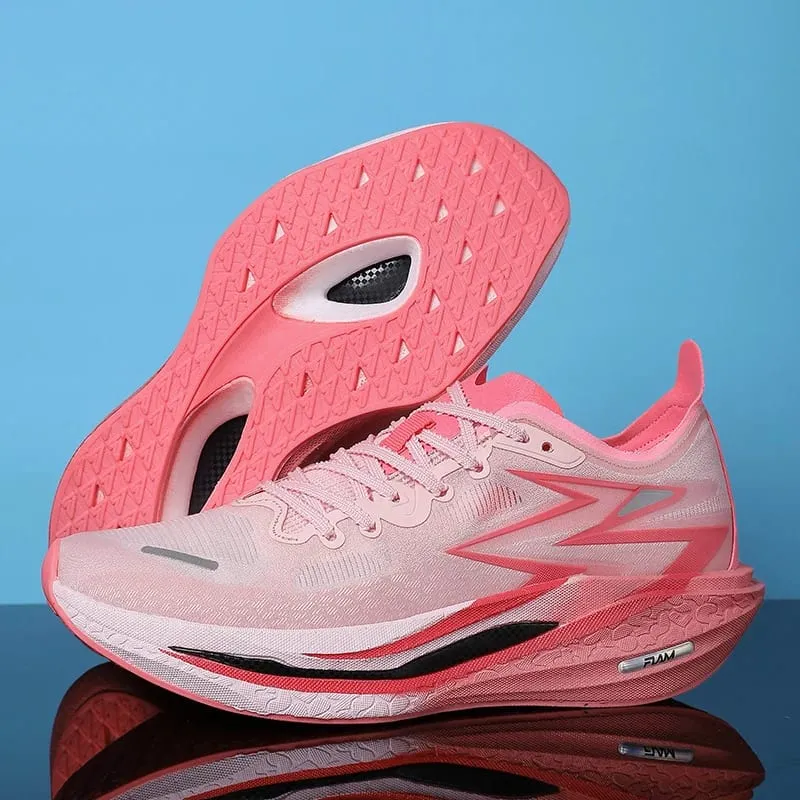 Men Running Shoes Nonskid Sneakers Board Marathon Athletic Sports Breathable Speciality Women's Comfortable Carbon Lightweight