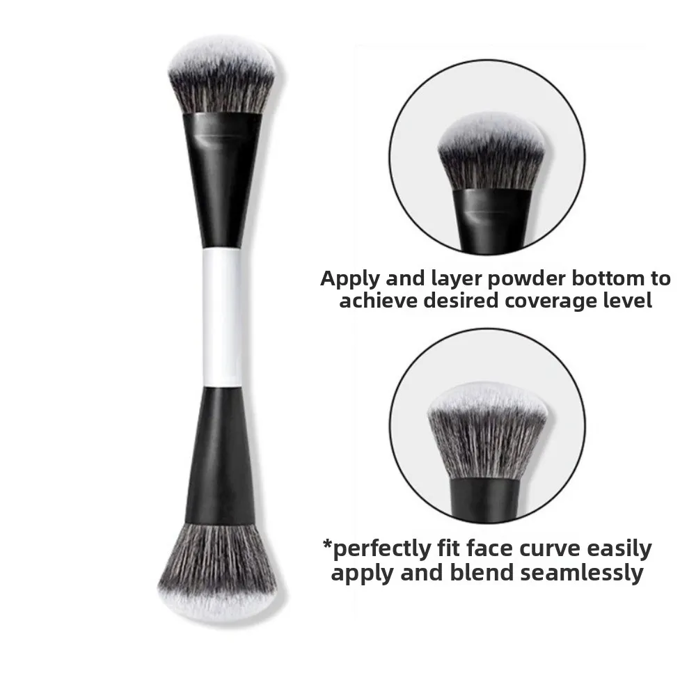Dual-Ended F4 Contour Face Brush Multi-purpose High Coverage Makeup Brushes Cosmetic Beauty Powder Blush Brush Makeup Tools