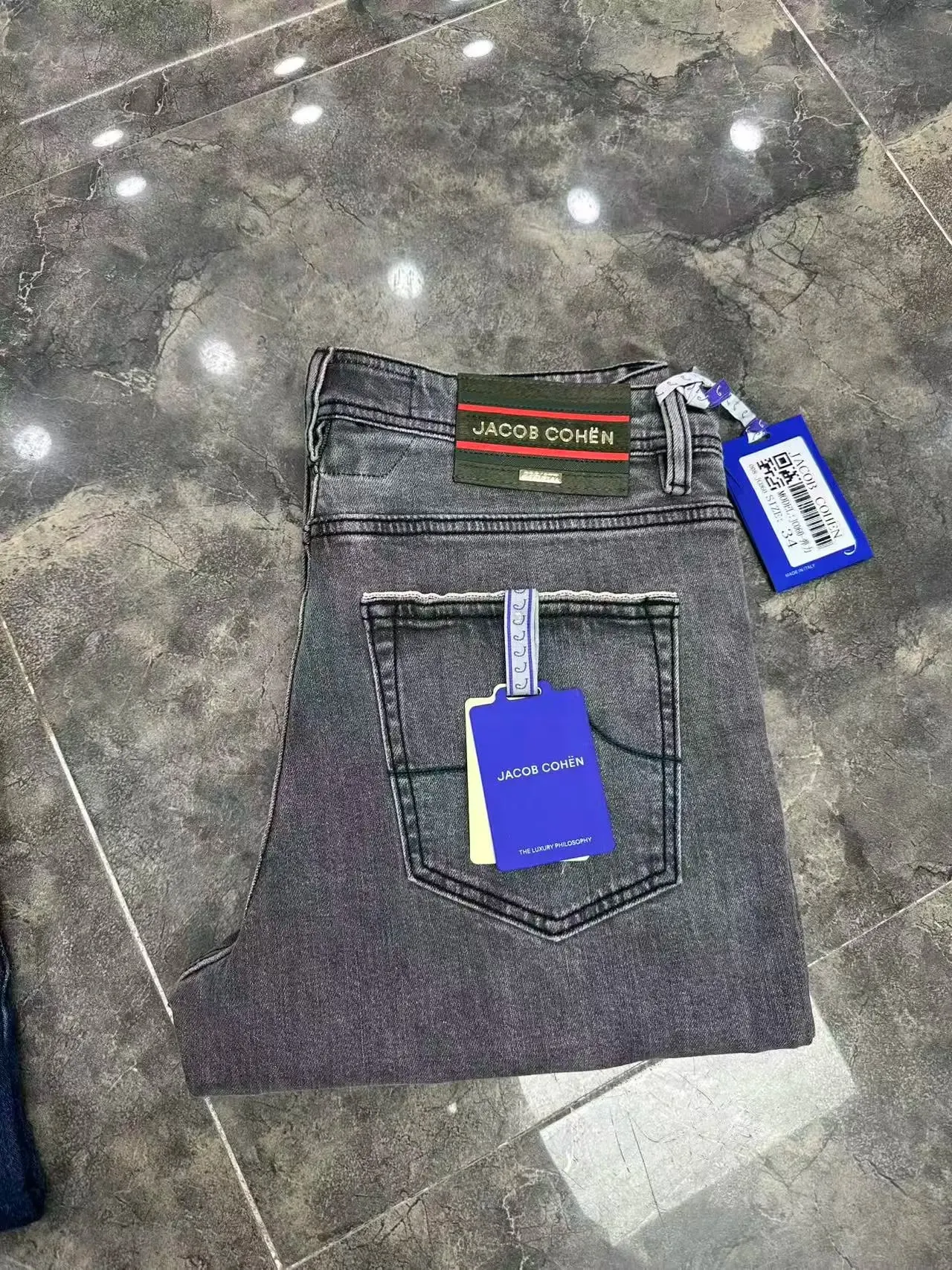 Jeans Thick Cotton Men 2026 Autumn Winter new elasticity comfortable fashion quality straight Big size 29-40 long Pants