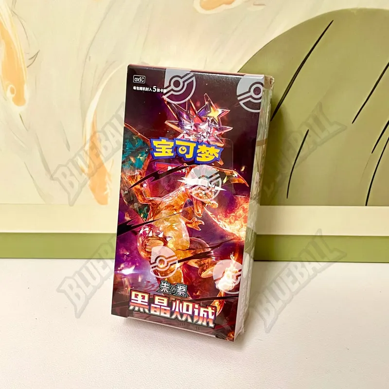 Orijinal pokemon Scarlet Menekşe Mücevher Paketi Vol6 Ince Kutu TCG Tahsil Savaş Ticaret Kartları Basitleştirilmiş Çince Versiyonu Oyuncaklar Hediye — image 8