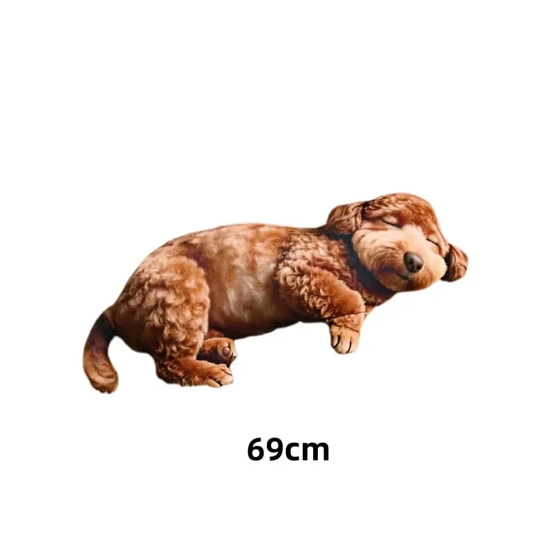 Simulated Animal Pillow Dog Cat Pig Cattle Plushies Toys Home Decor Toys Soft Sofa Cushion Throw Pillow Creative Birthday Gifts