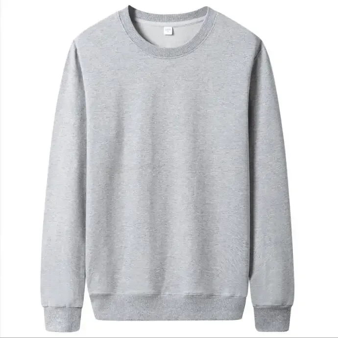 Men Casual Hoodie Solid Color Sweatshirt Fashion Winter Autumn Casual Sweatshirts Pullover Fleece Streetwear — image 8