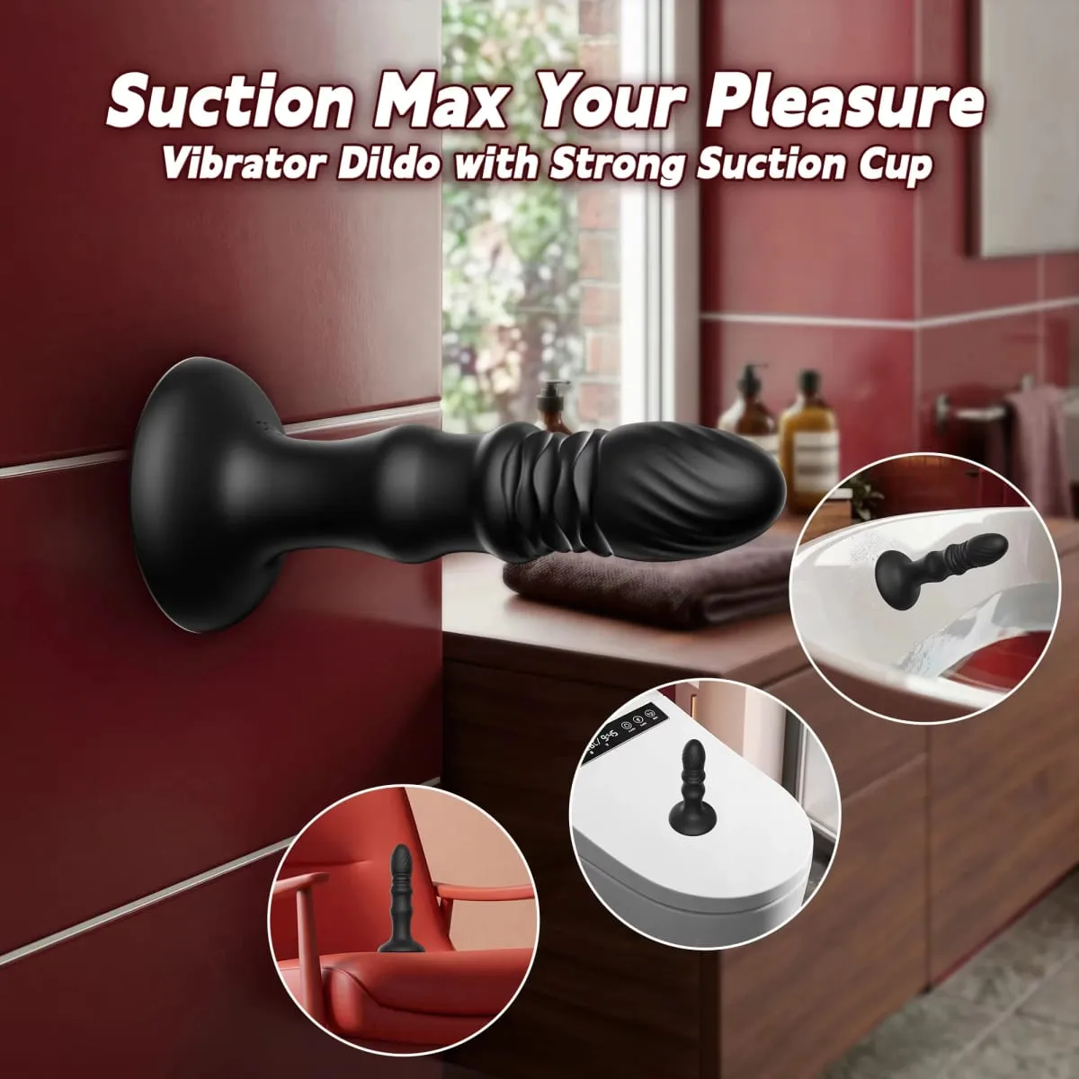 Thrusting ชาย Prostate Massager Anal Vibrator รีโมทคอนโทรล Vibrating Butt ปลั๊กดูดคัพเพศของเล่นสำหรับผู้ชายผู้หญิง