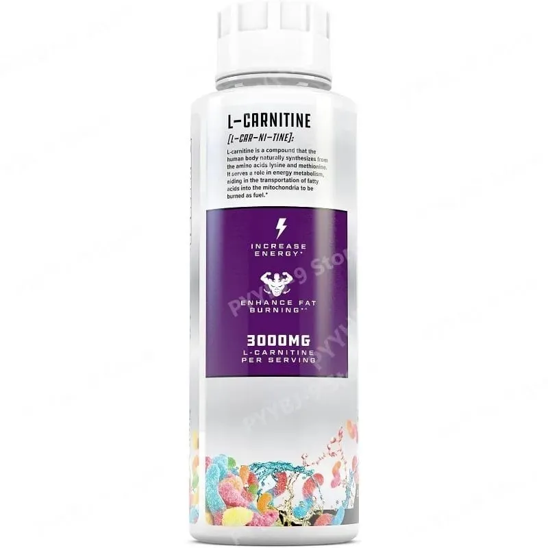 Concentrated Liquid L-Carnitine Formula for Workout Energy Metabolic Support and Fitness Routine Enhancement with Vitamin Blend