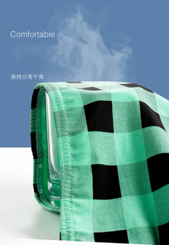Kẻ Sọc Thời Trang Quần Lót Cotton Mềm Mại Co Giãn Nam Quần Đùi Thoáng Khí Thoải Mái Thanh Niên Quần Lót Nam Gợi Cảm U Phồng Túi Quần Lót — image 17