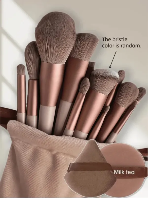 15PCS Professional Makeup Brush Set Soft Synthetic Hair Foundation Powder Blush Eyeshadow Brushes Complete Cosmetic Ma