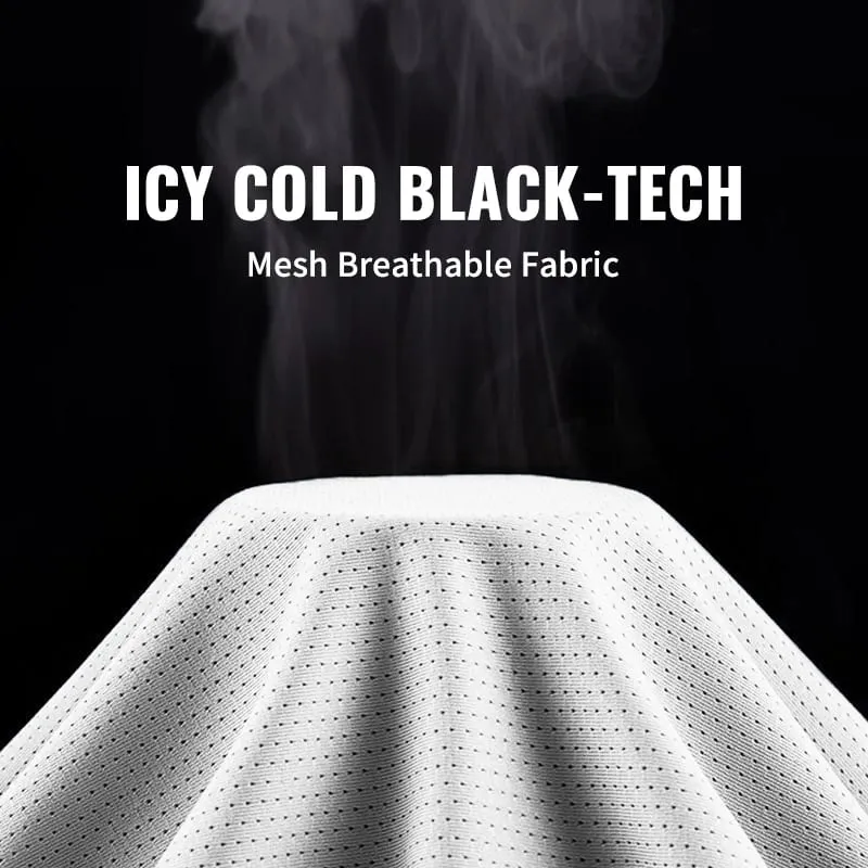 New Ice Silk Running Shirts Men Loose Short Sleeve Top Basketball Gym Sportswear For Male Fitness Workout Mesh Breathable Tee — image 5