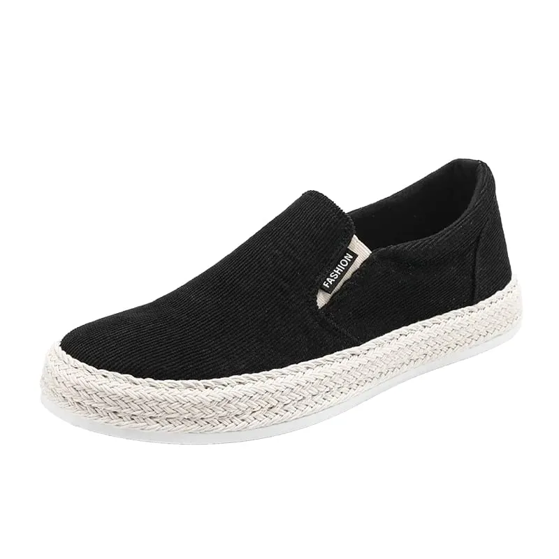 Man's Sneakers Canvas Flat Fisherman Linen Cloth Sneakers Shoes Male Summer Casual Shoes for Men Loafers 2025 Walking Shoes Male