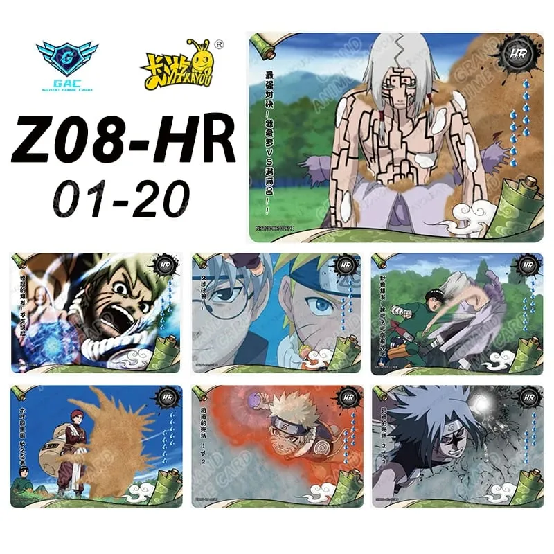 Kayou Naruto New T4W8 T2W9 Anime Rare Card Full Series ASP BP PU HR AR CR MR UR Complete Set Anime Collection Card Kids Toy Gift — image 18