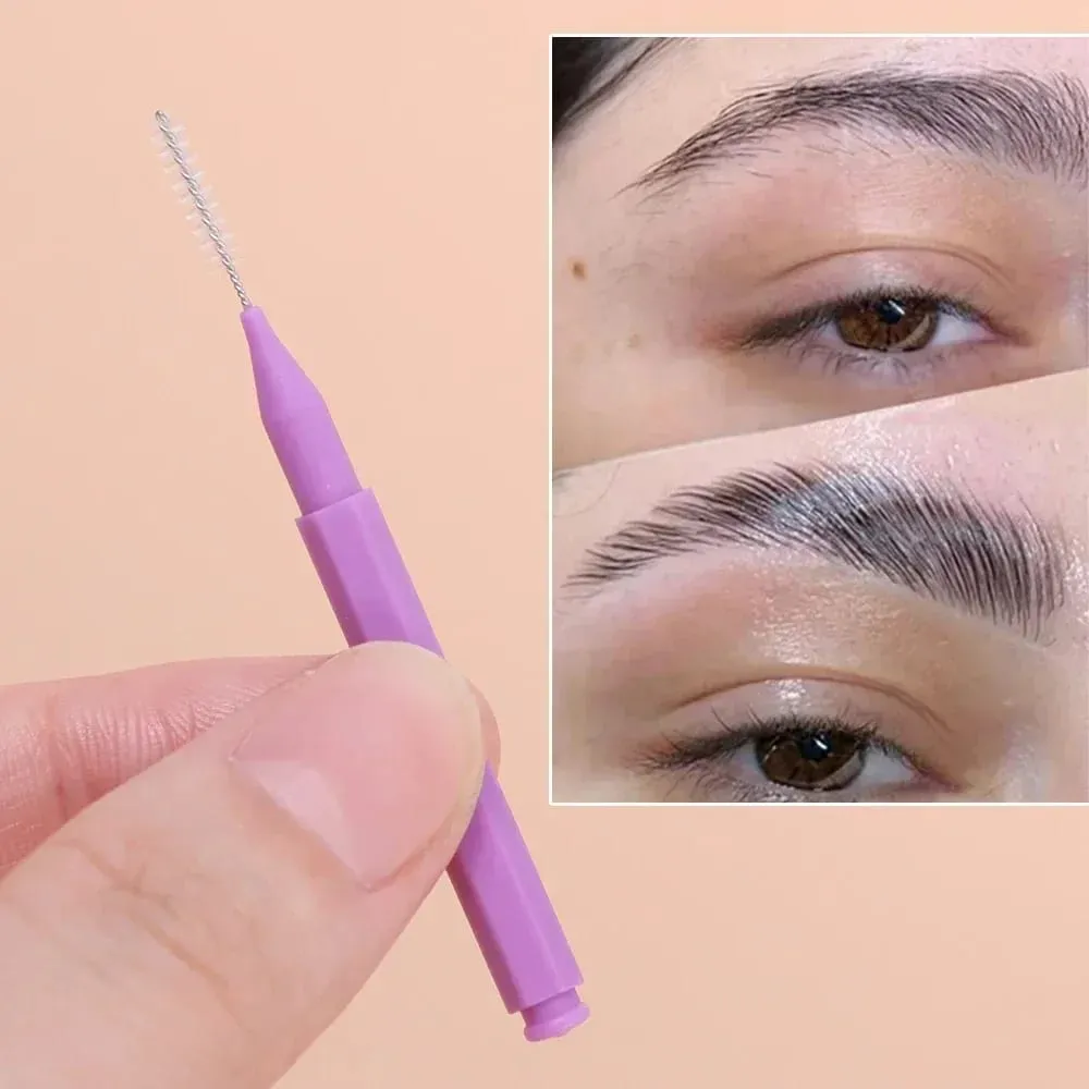 Portable Mini Disposable Eyebrow Brushes 10/50PS Eyelash Brow Lifting Brush Applicators Lash Extension Comb Beauty Makeup Tools