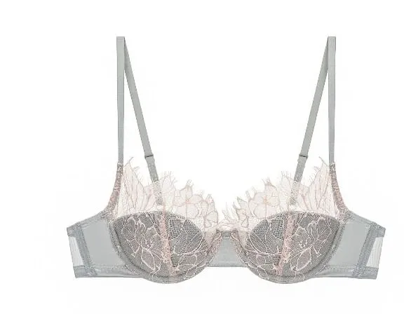 French Eyelash Lace Sexy Hollow Underwear Women's Soft Steel Rim Thin Gather Up Support Women's Bra Bra Set s-xl — image 9