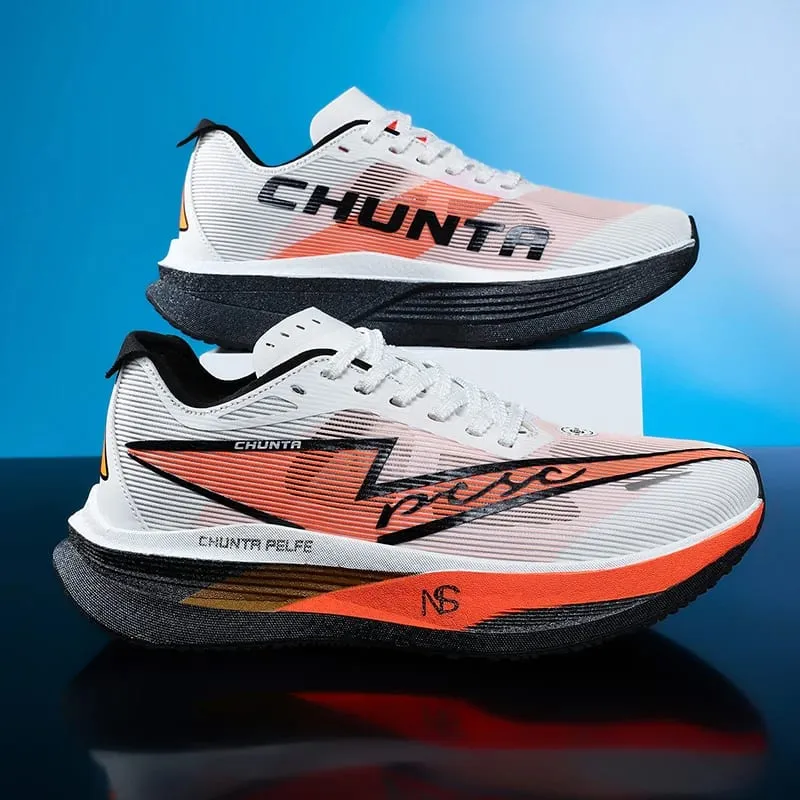 Men Casual Sports Running Shoes Carbon Plate Marathon Outdoors Breathable Lightweight Women Comfortable Athletic Sneakers Trail