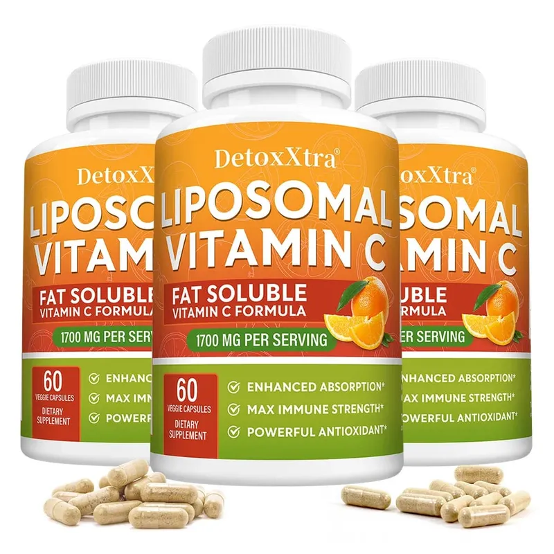 Liposomal Vitamin C 1700mg High Absorption Powerful Antioxidant Supports Collagen Production Immune & Skin Health