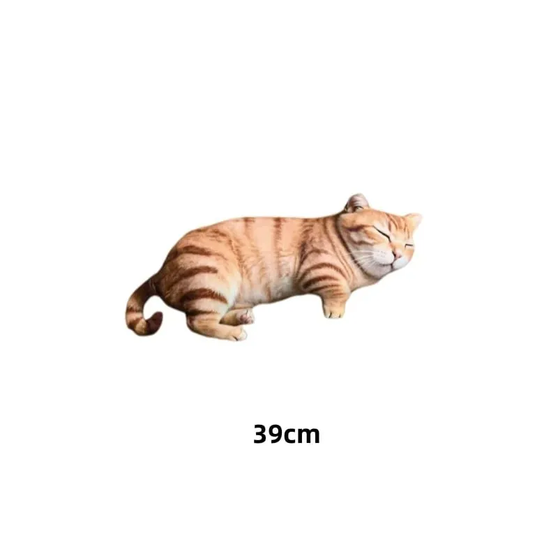 Simulated Animal Pillow Dog Cat Pig Cattle Plushies Toys Home Decor Toys Soft Sofa Cushion Throw Pillow Creative Birthday Gifts