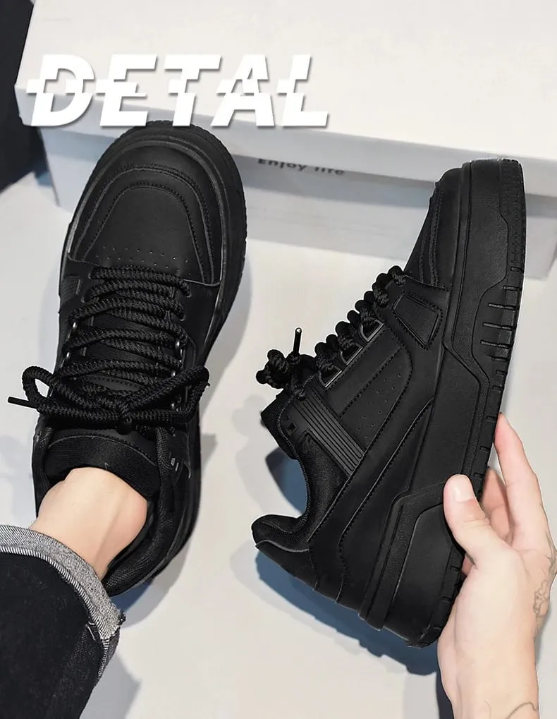 Men Sneakers Casual Shoes Men Flats Zapatillas Hombre Lightweight Pu Leather Breathable Shoe Mens White Sports Tenis Shoes