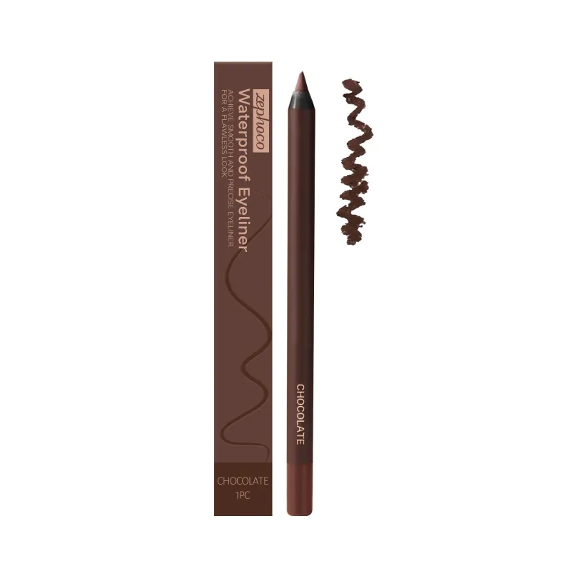 Zephoco Gel Eyeliner Pen Waterproof Smooth Eye Makeup Long Lasting Sweat Proof Oil Proof Smudge Proof Eye Liner Pencil Makeup — image 8