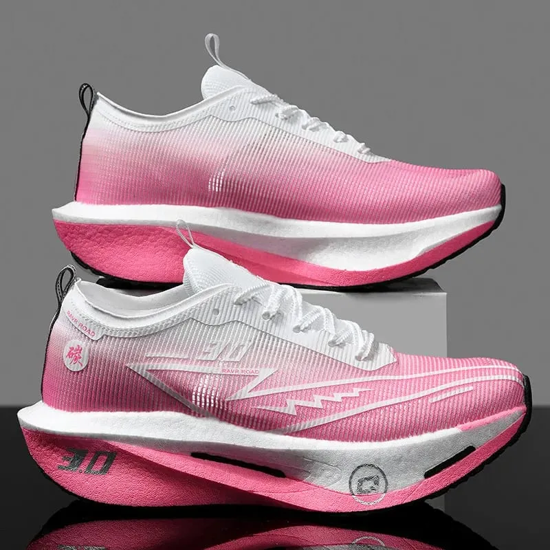 Couple Breathable Mesh Carbon Board Shoes Student Sports Exam Shoes Chunta Ultra Light Rebound Marathon Running Shoes — image 6