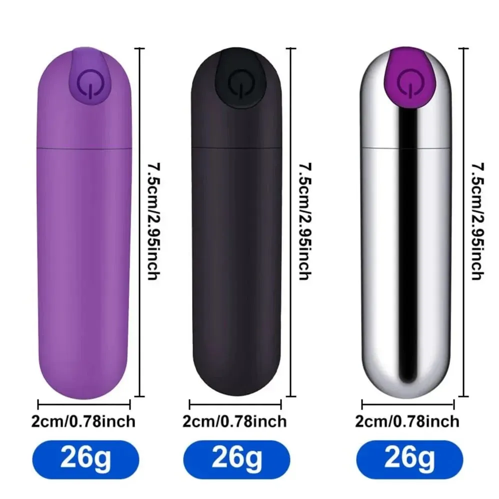 G Spot Bullet vibrátor mellbimbó csiklóstimulátor 10 vibrációs módú hordozható mini hüvelyi anális masszírozó felnőtt szexjátékok nőknek — image 4