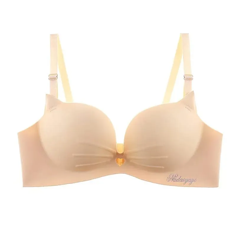 Sexy Hollow Out Bras for Women Lingerie Seamless Wireless Push Up Bra Bralette Comfortable Brassiere Female Underwear Intimates — image 9