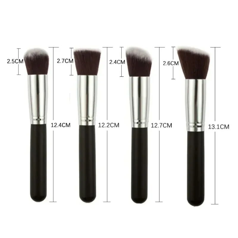 10PCS Makeup Brushes Set Professional Soft Bristles Eyeshadow Foundation Blending Brushes for Makeup Artists Pink White Black