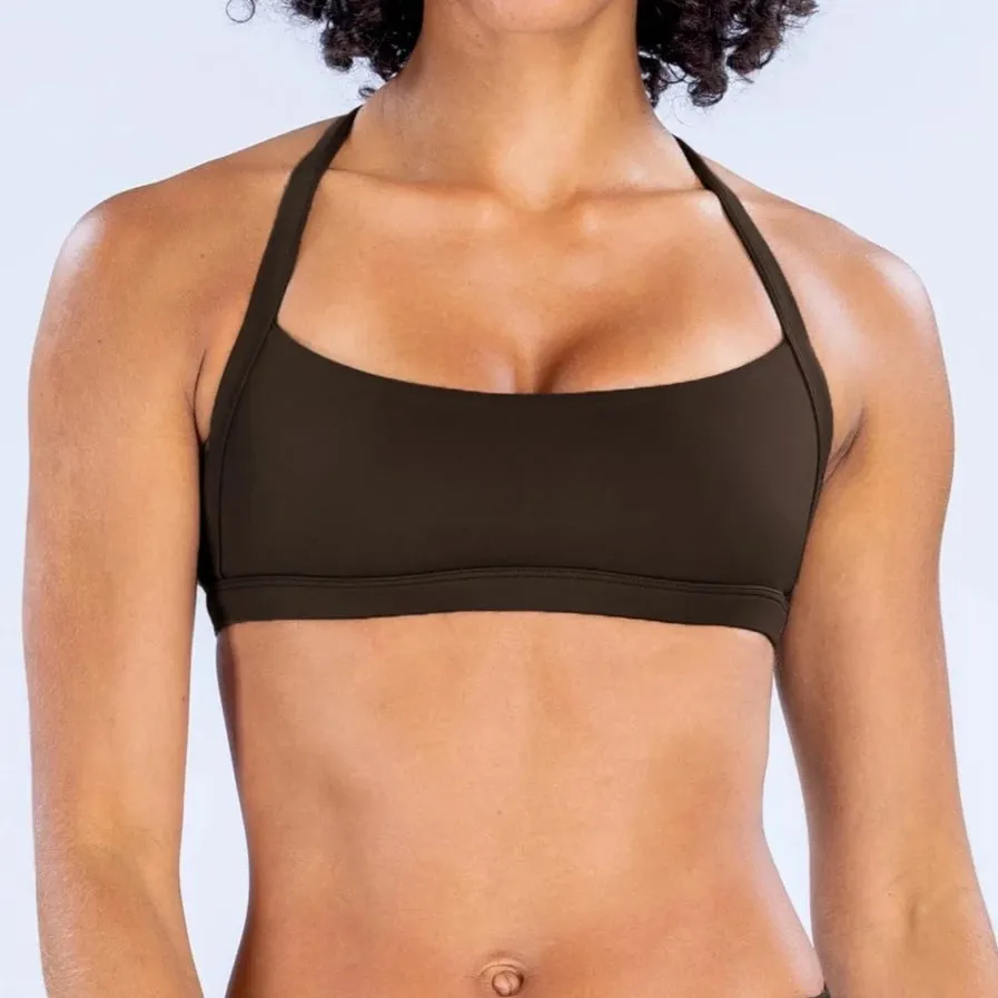 NO LOGO Double Shoulder Strap Sports Bra Fast-Drying Outdoor Running Fitness Top Backless Yoga Bra Women's — image 13