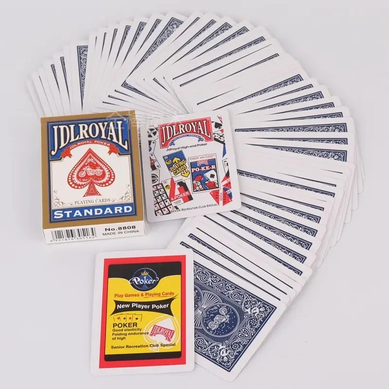 Standard Poker Playing Cards No.8808 Durable Smooth Shuffle Paper Card for Party Game Magic Trick Board Game — image 3