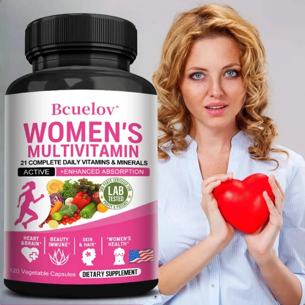 Multivitamin Minerals Capsules Zinc & Vitamin ACEDK Improve Immunity Healthy Hair & Skin & Nails for Women — image 1