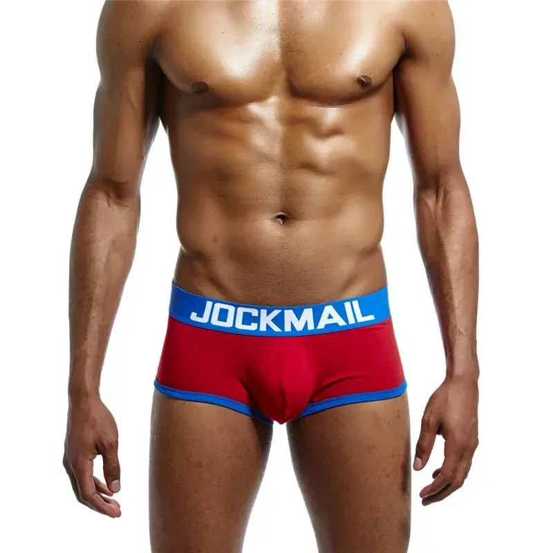 Mens Underwear Jockstrap Boxer Trunks Gay Penis Pouch Cueca Boxer Calzoncillos Hombre Man Boxer Shorts Sleepwear Gay Panties — image 5