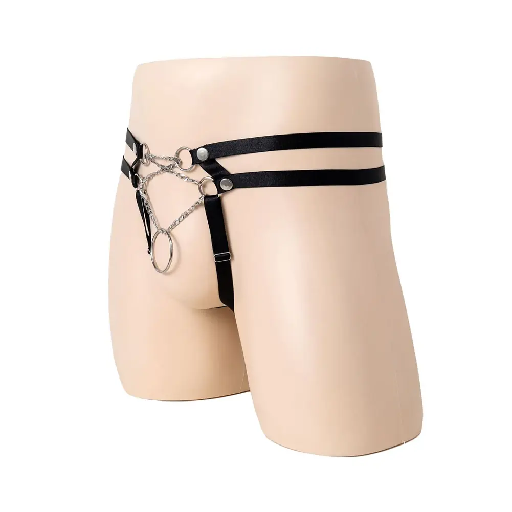 Masculino sexy cockring g-strings sexy toy masculino o-ring roupa interior para homem quente cintura baixa jockstrap lingerie gay sissy bolsa cuecas