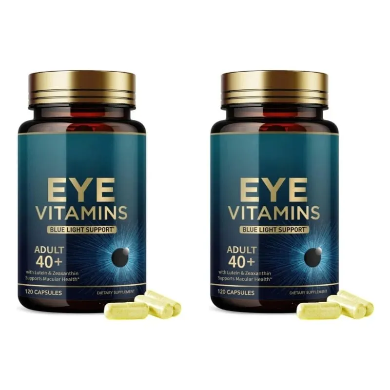Eye Vitamins Capsules Blue Light Support with Lutein & Zeaxanthin for 40+ Macular Health Support for Men Women 120 Capsules — image 8