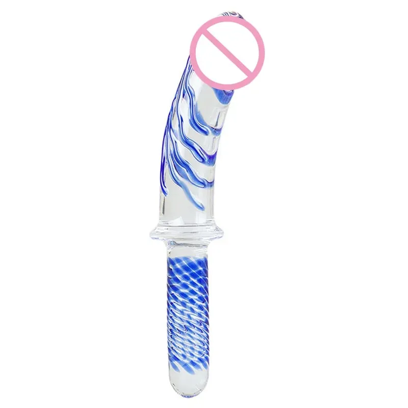 Grand gode en verre de cristal, gros Plug Anal, jouet sexuel pour femmes, Massage vaginal pour Masturbation féminine, pénis, point G, Clitoris, hommes adultes