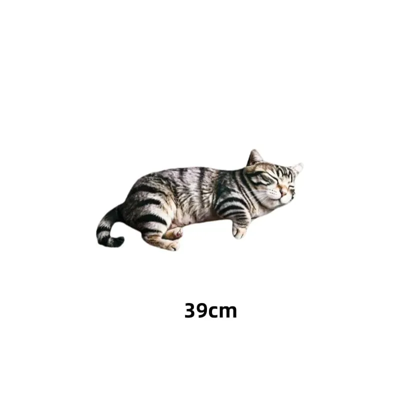 Simulated Animal Pillow Dog Cat Pig Cattle Plushies Toys Home Decor Toys Soft Sofa Cushion Throw Pillow Creative Birthday Gifts