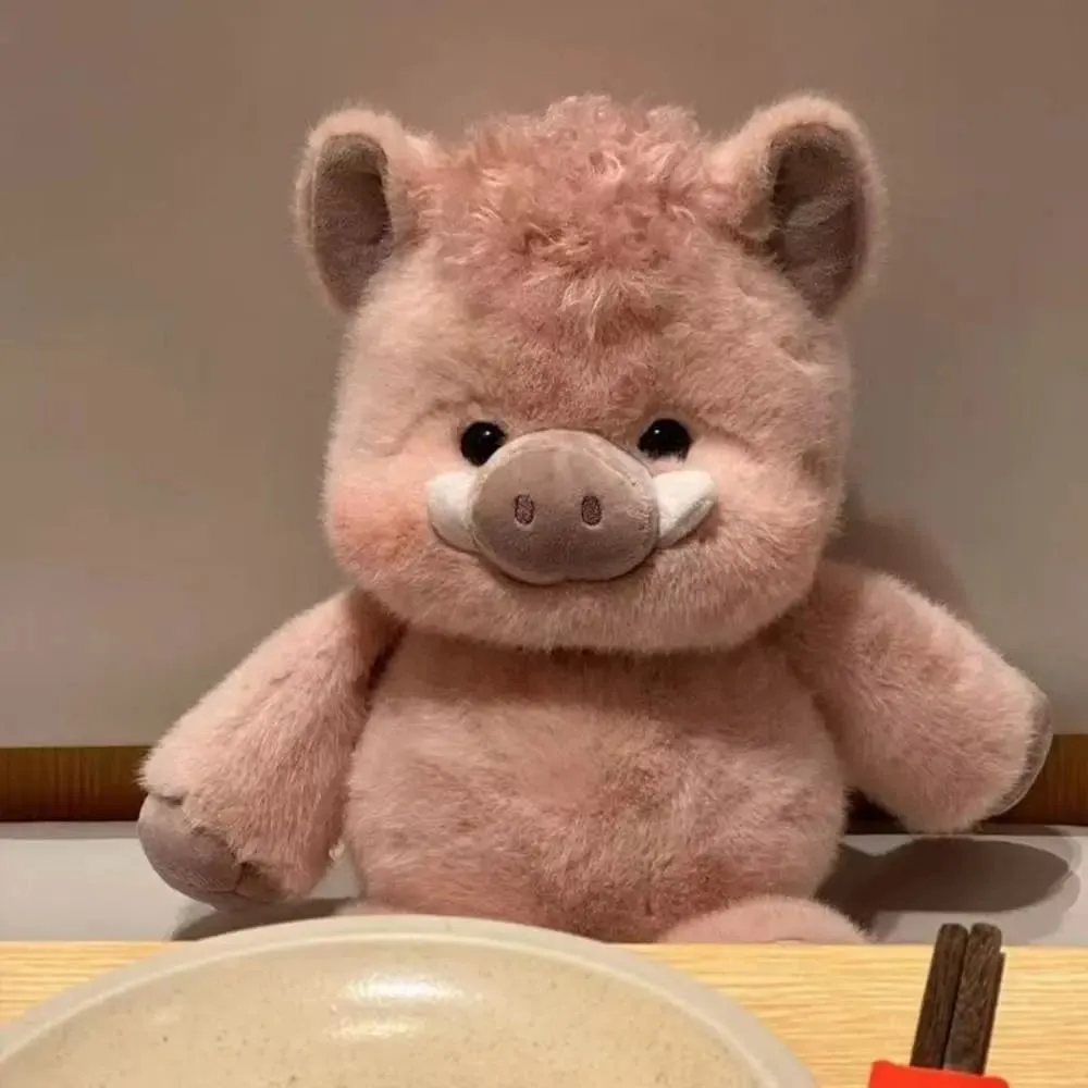 Creative Gift Soft Pig Stuffed Animal Plush Pillow Cute Emotional Support Stuffed Animals Plush 17.7inch Plush Pillow — image 5