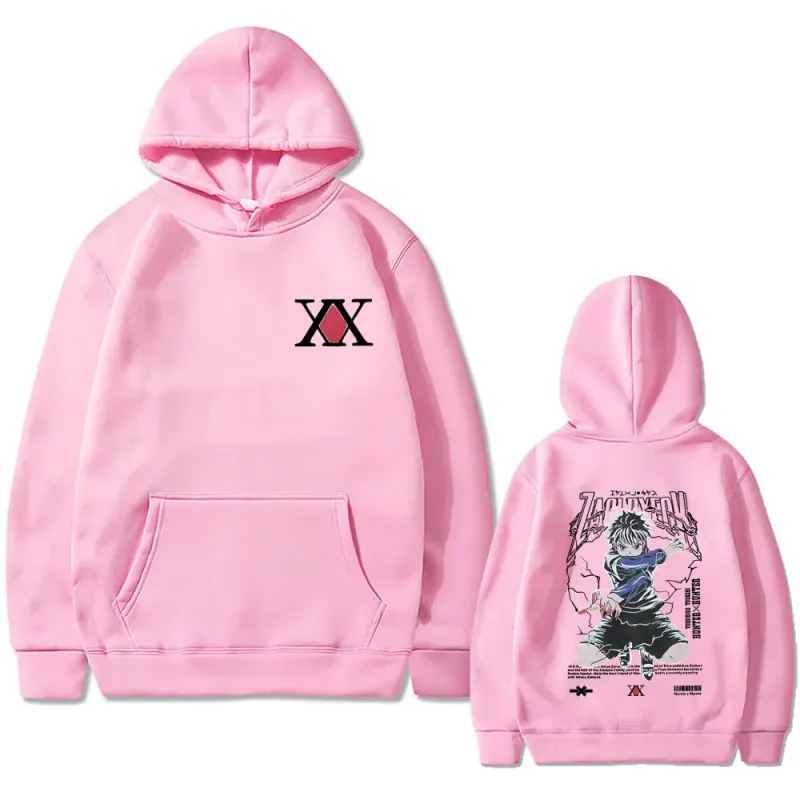 Anime Hunter X Hunter hoodie Killua Zoldyck Graphic hooded tracksuit Men Women Clothing Casual Oversized fleece cotton hoodies