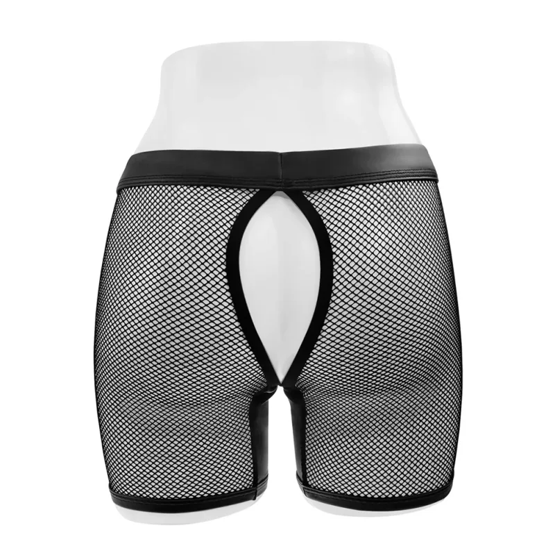 Bulge Pouch Shorts Men Fishnet Underwear Lounge Clothing All Seasons Style Average Size Fit Breathable Fabric Classic Theme
