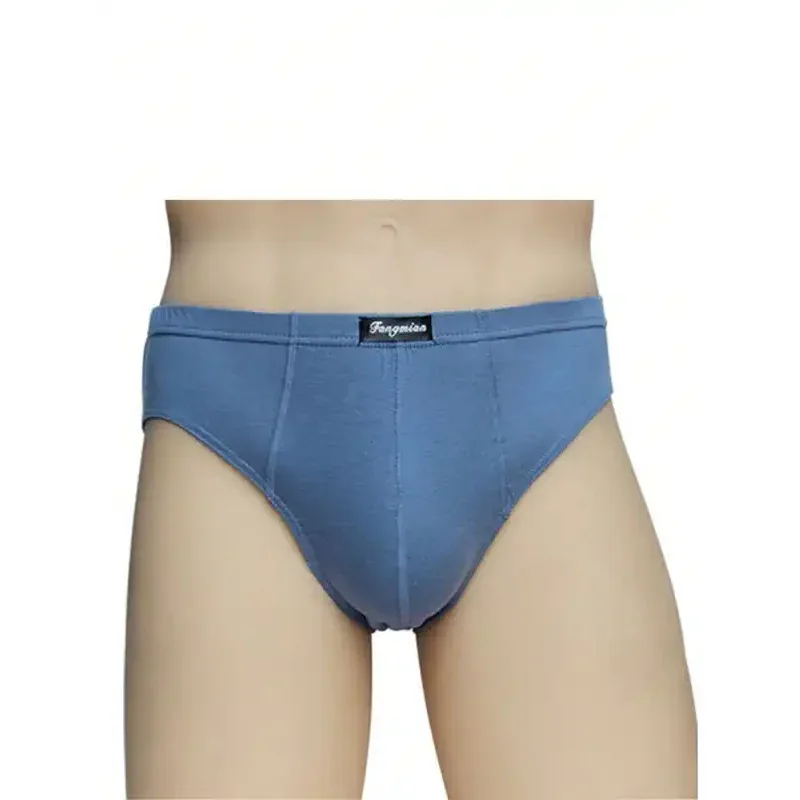 6pcs Random100% Cotton Mens Briefs Plus Size Underwear 5XL/6XL Men's Breathable Solid Sexy Comfortable Shorts — image 2