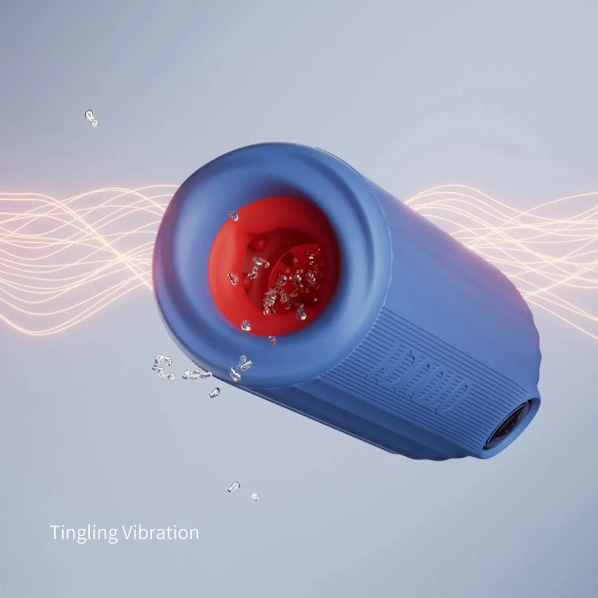 Ubåd vandtæt masturbator 360° sammentrækning stødende penisvibrator Voksen mandlig stroker Sexlegetøj Mænd Onani — image 4