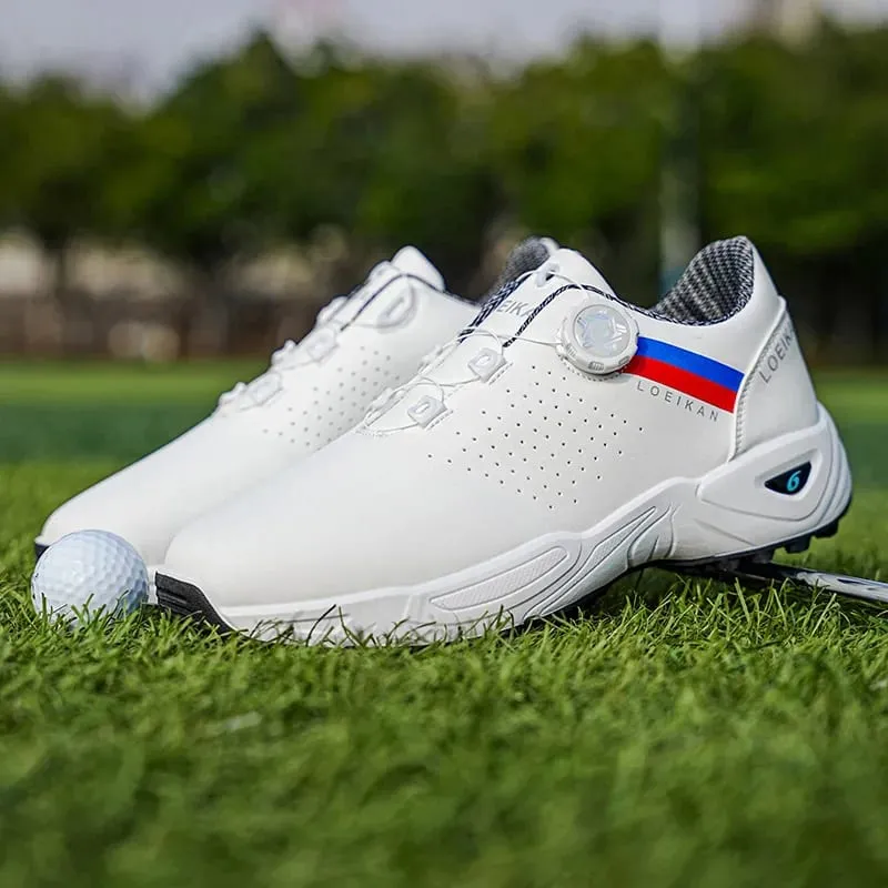 Men's Golf Shoes | Quick-Button Closure | Non-Slip Spikeless Golf Sneakers