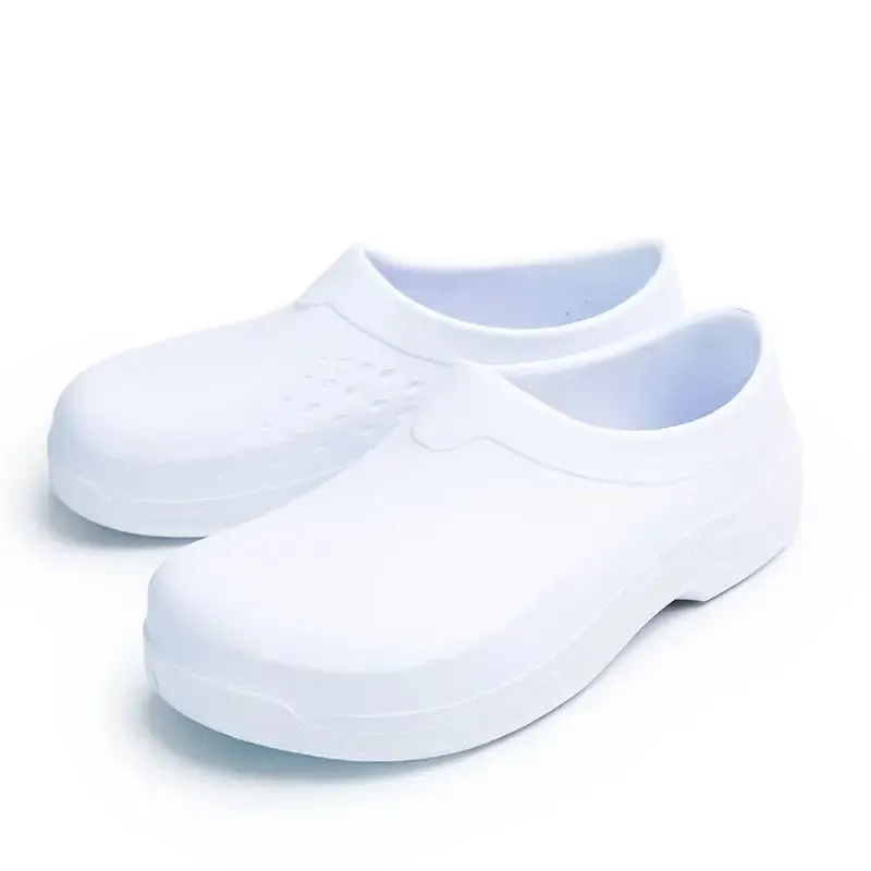 Surgical Shoes Non-Slip Clogs Operating Room Slippers Perforated Shoes Unisex Laboratory Protective Non-Slip Slippers Nurse Shoes