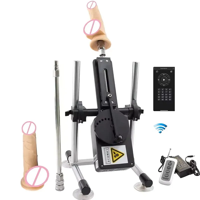 Remote & APP Control Sex Machine With DIldo and Vac U Lock for Man and Women 20 Modes Stable Love Machine Silent Vibrator