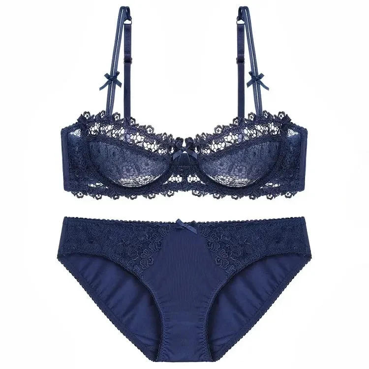 Amazon New Sexyredlace Bra Suit Summer Slimming Bras Thin Gathered Style Lingerie Other Materials Versatile Color Options