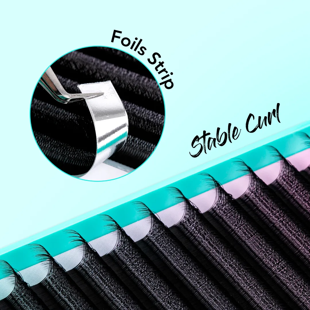 W Shape Eyelash Extension 3D 4D 5D 6D 8D Eye Lashes Natural Soft Premade Fan Lash Extensions