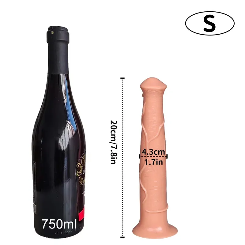 Huge Animal Horse Dildo Vaginal Masturbators Anal Plug Sucker XXL Big Buttplug Fake Penis Adult Sex Toys for Women Men 18+