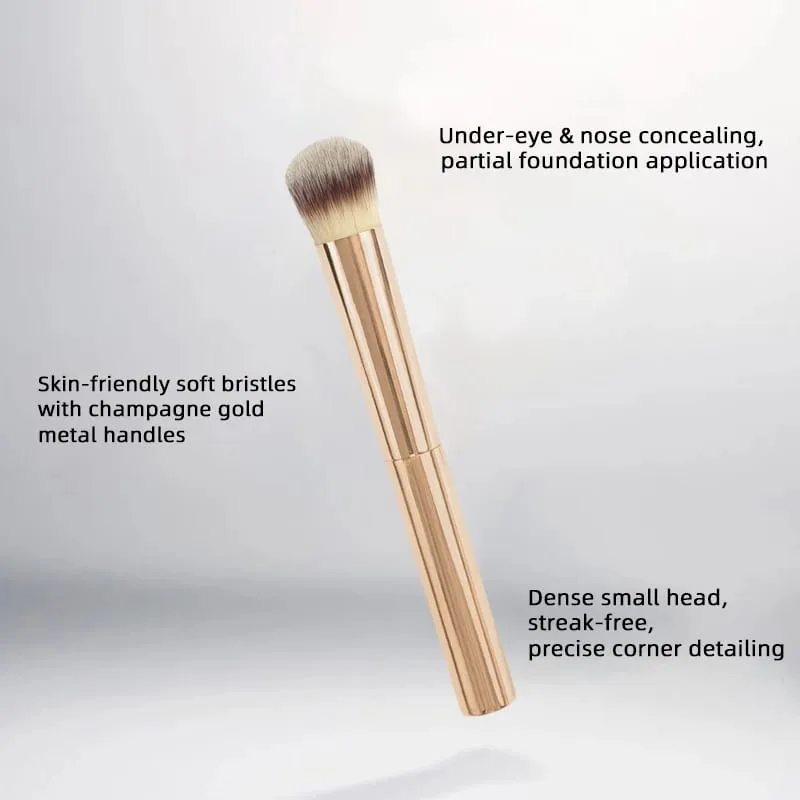 5 In 1 Travel Makeup Brush Set Soft Synthetic Bristles Face Eye Blush Shadow Brushes Portable Leather Pouch Gift Ready Cosmetic — image 6