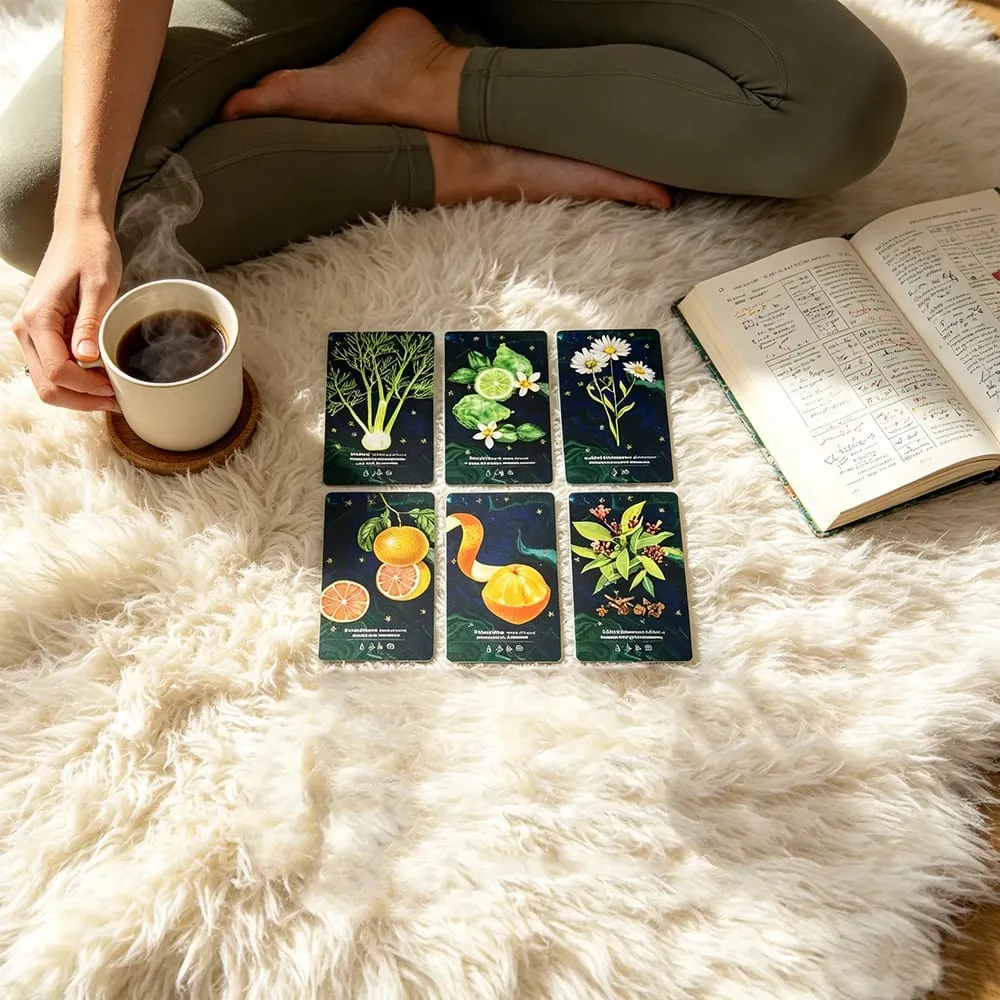 The Essential Oils Healing Deck 52 Oracle Cards To Enhance Body Mind & Spirit Perfect For Spiritual Guidance & Collectors