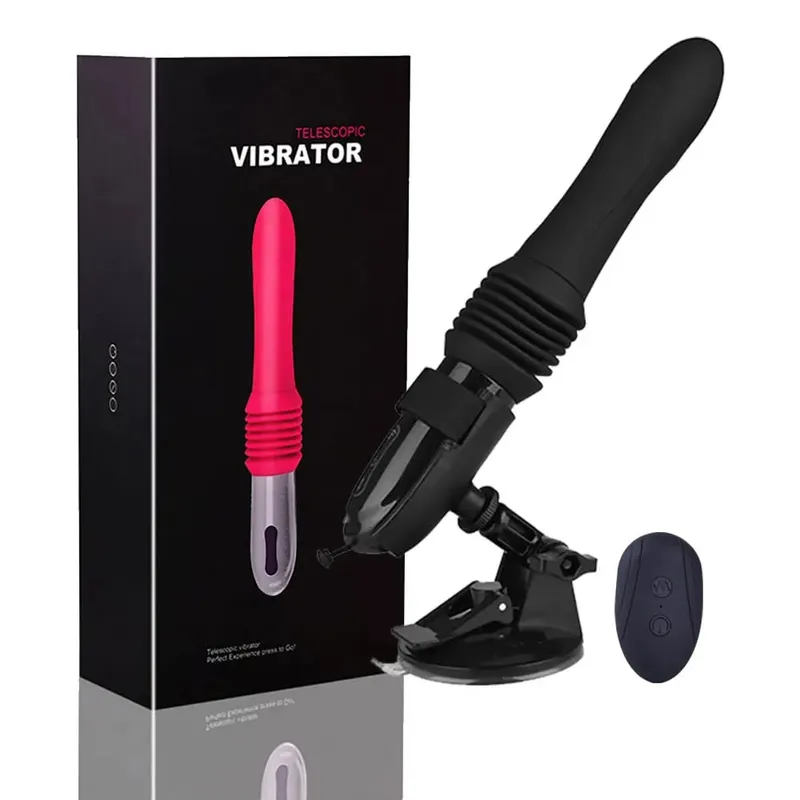 Remote Control Big Dildo Vibrators Telescopic Automatic Sex Machine Adult Sex Products with Suction Cup Erotic Sex Toy For Woman