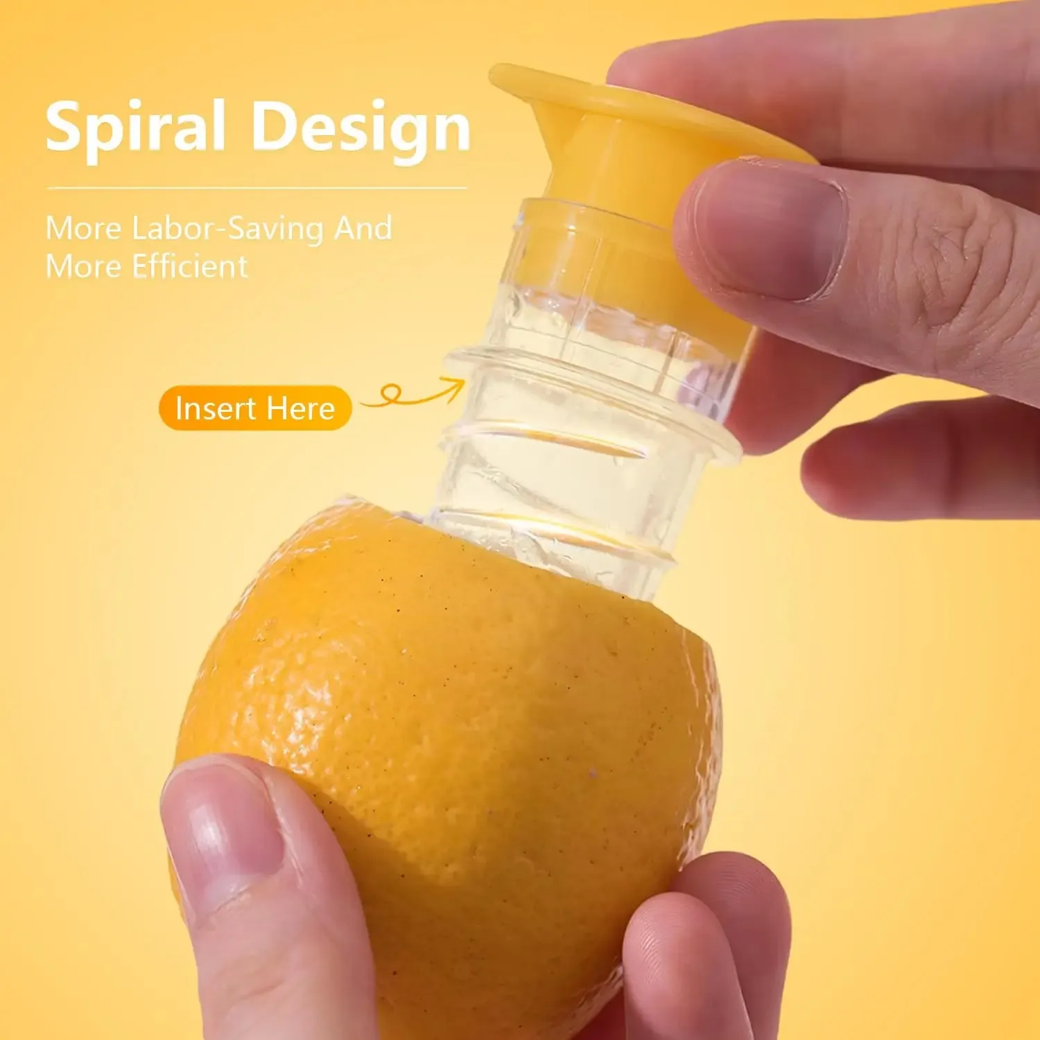 1/2pcs Lemon Mini Squeezer Portable Lemon Juicer With Lid Squeeze Lime for Cocktails Easy Juice Extractor Freshness Preserving