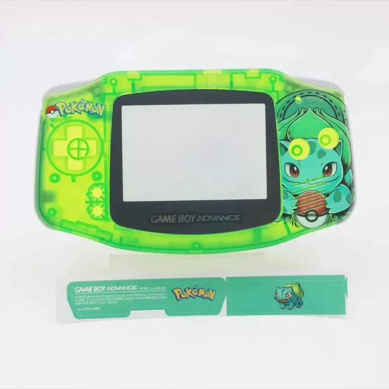 Pokémon GBA Shell IPS Full Set Housing Shell Cover for Console GBA Case Shell
